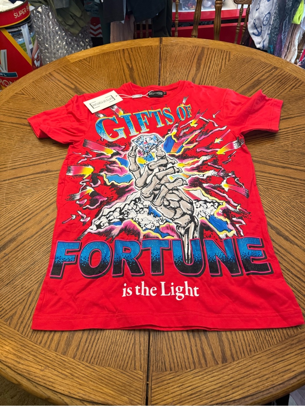 New with Tags Gifts of Fortune Graphic Tee - Red - Unbranded
